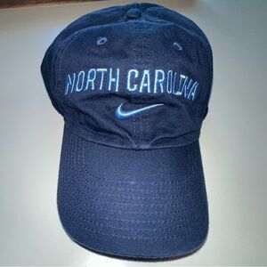 Nike Heritage86 North Carolina Navy Hat One Size Adjustable Back